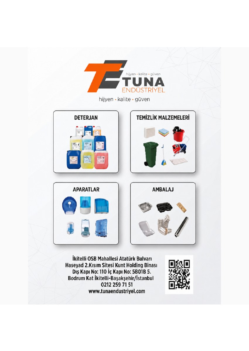 Tuna Endüstriyel kurumsal ürün kataloğu kapağı